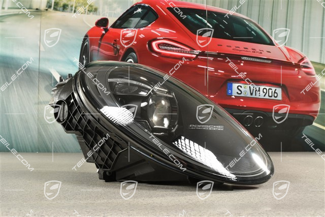 Headlight / headlamp LED, Matrix, black. R