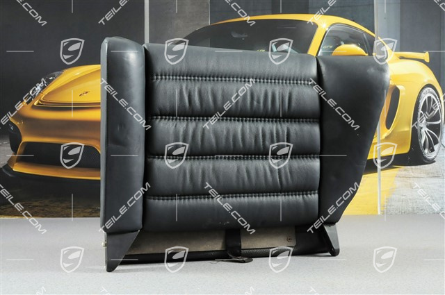 Back seat backrest, Coupe, Leather, marine blue, L Back seat backrest, Coupe, Leather, marine blue, L