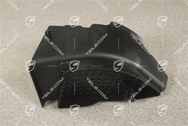 Turbo, Air duct / guide, Black, R