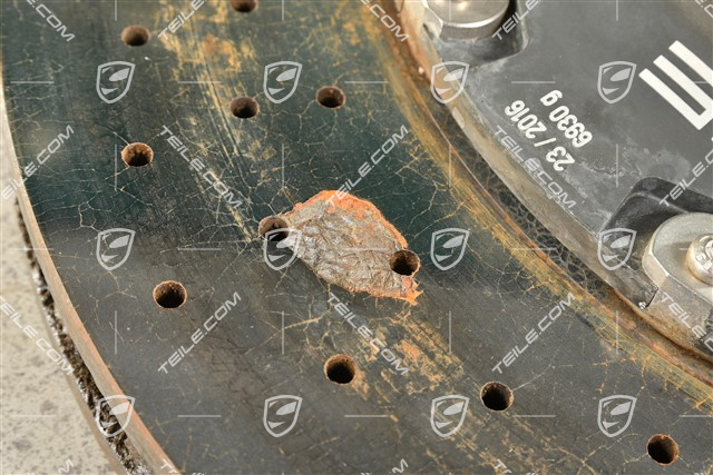 PCCB ceramiczna tarcza hamulcowa, uszkodzona, R