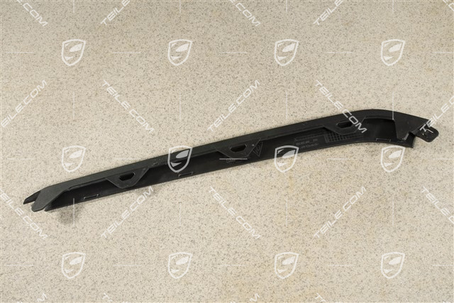 Disc / cover lower for front bumper retaining frame, Black, R
