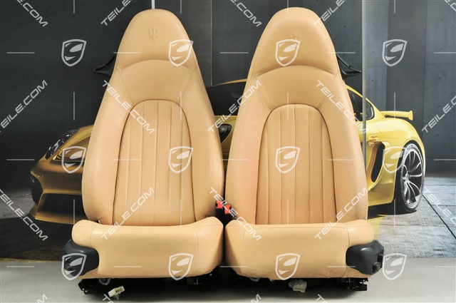 4200, Sitze, el. einstellbar, Leder, Memory, Beige, Cabrio, Satz (L+R)