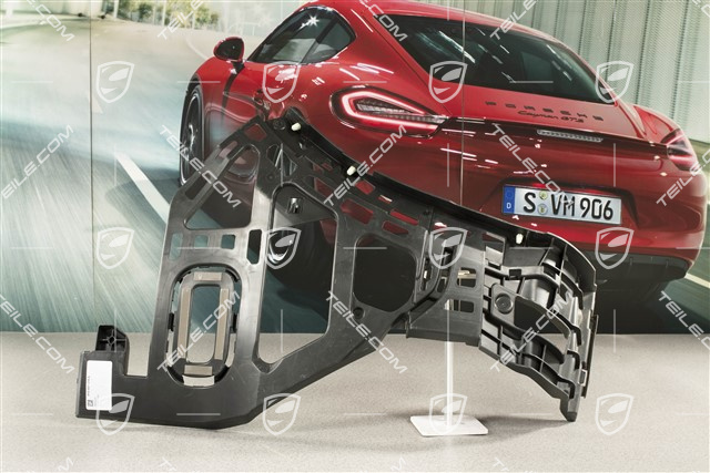 Holding / support rail / guide, rear bumper, R