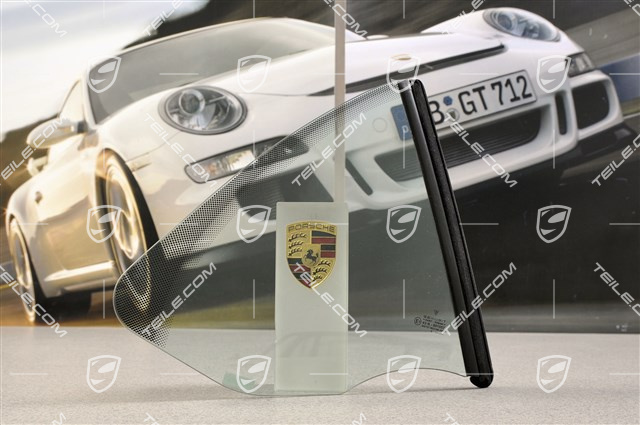 Rear quarter glass, Convertible, R Rear quarter glass, Convertible, R