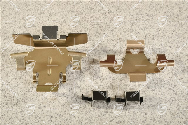 Fixed caliper pad fitting / Anti rattle spring PCCB, Front
