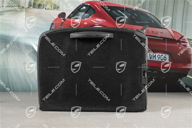 Notsitzrückenlehne / Rücksitz / Rückenlehne, hinten, Kunstleder, schwarz, coupe, R