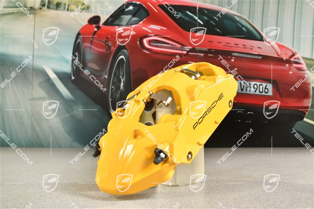 Turbo, Brake calliper, PCCB, Yellow, L