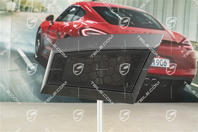 Loudspeaker cover, dashboard trim, BURMESTER, black, L