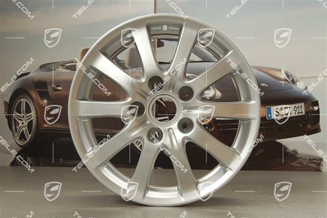 17-inch "Cayenne V6" wheel, 7,5J x 17 ET53 17-inch "Cayenne V6" wheel, 7,5J x 17 ET53