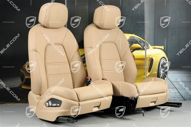 Seats, el. adjustment, heating, driver seat ventilation, leather, Mojave, (14-way), set (L+R)