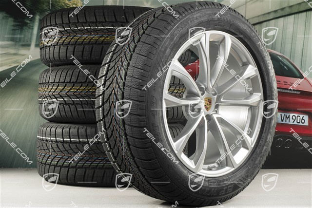 19-inch "Macan Design" winter wheels set, rims 8,5J x 19 ET21 + 9J x 19 ET21 + Dunlop SP Winter Sport 4D winter tyres 235/55 R19 + 255/50 R19, with TPMS