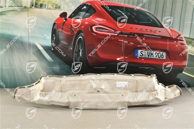 Rear bumper Heat protection / heat shield