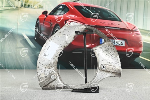 Front axle disc brake protective plate, PCCB, L