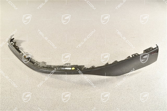 Rear bumper spoiler / lower part trim, Sport Design Carbon, L