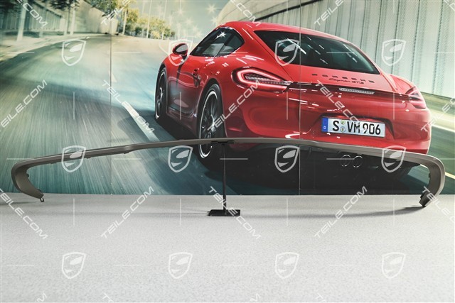 Trim Moulding, Rear Bumper diffuser, Vesuvius Grey