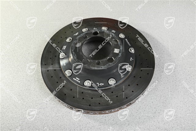 PCCB disc, L, slightly damaged