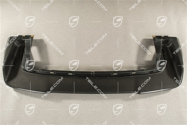 Turbo, Rear bumper lower cover spoiler / diffuser, Carbon