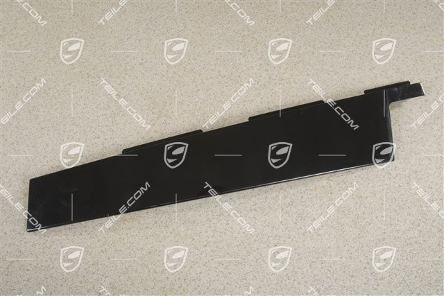 Front door / B-pillar outer cover, Black, R