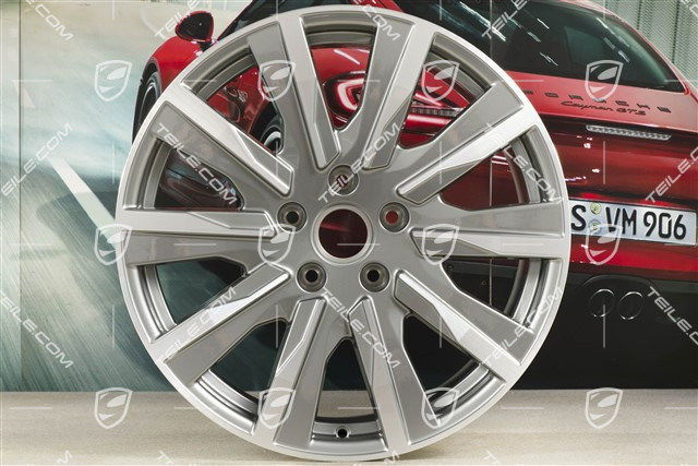 20" Felga Taycan Tequipment Design, 9J x 20 ET54, platin silver