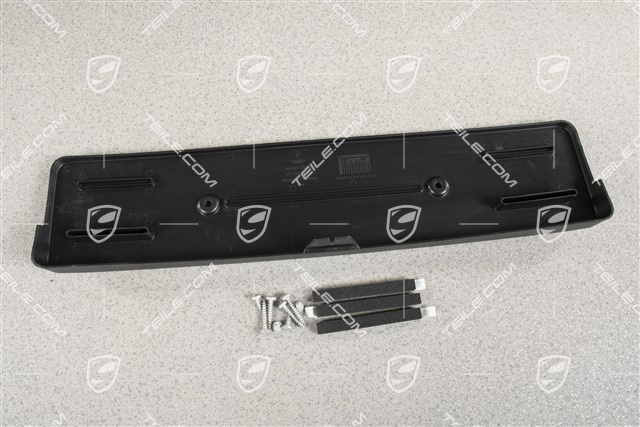 Front bumper number / Licence plate support assemby kit