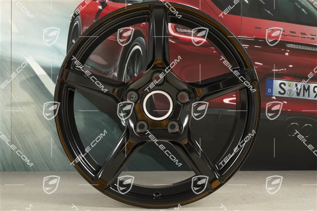 18-inch wheel Boxster IV, 8J x 18 ET57, black high gloss