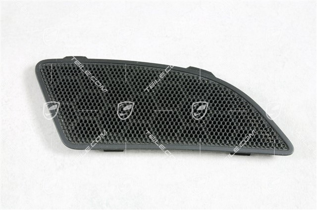 Cover, Defroster trim, Black, R Cover, Defroster trim, Black, R