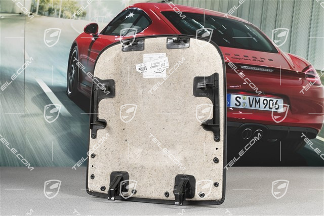 Backrest shell, Black, L=R