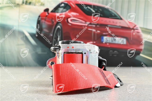 Seat belt, front, Guards Red, L
