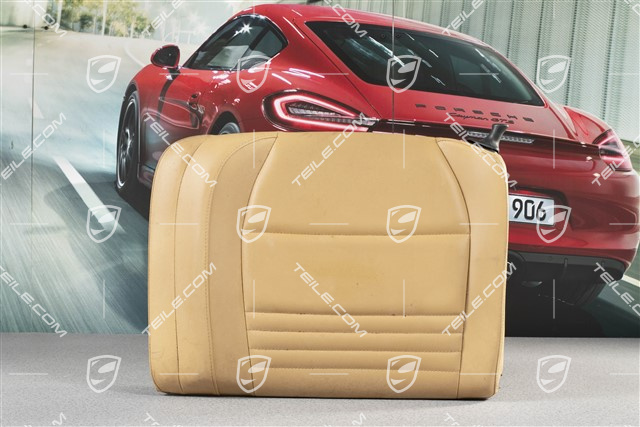 Back seat backrest, Rear, Leatherette, Savanna beige, Coupe, L