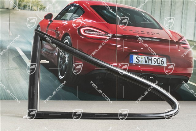 Sealing frame for rear quarter glass, R