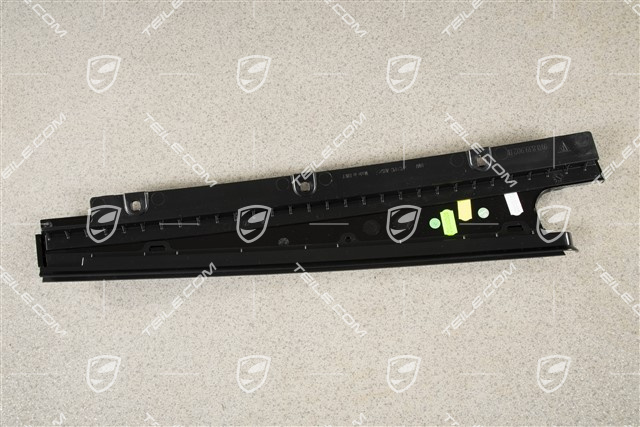 B-pillar outer cover, Rear, Black, R