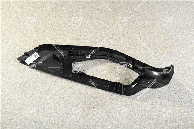 Cover panel, front seat, Dark silver, L