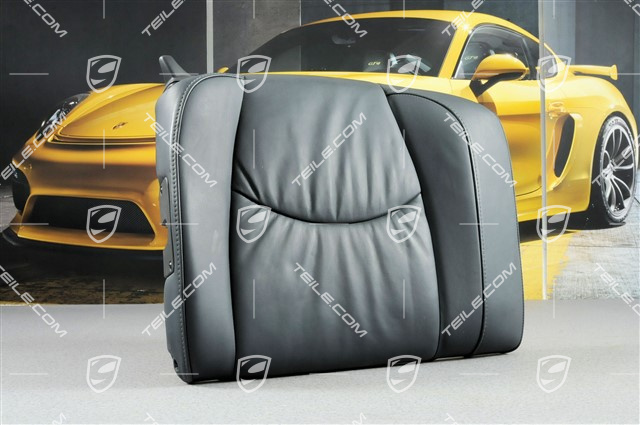 Back seat backrest, Coupe/Targa, draped leather, Sea blue, R Back seat backrest, Coupe/Targa, draped leather, Sea blue, R
