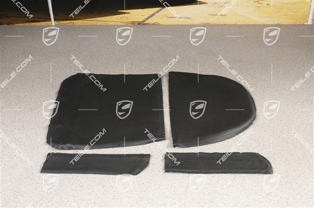 Sportschalensitz, Bezug, Mittelteil / Lehne, Leder, Schwarz, L=R Sportschalensitz, Bezug, Mittelteil / Lehne, Leder, Schwarz, L=R
