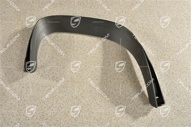 Sport Design, Rear bumper Exhaust system tail pipe cover trim, Black, R