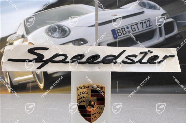 "Speedster" logo, black "Speedster" logo, black