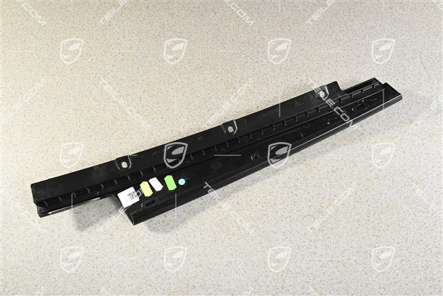 B-pillar outer cover, Front, Black, R