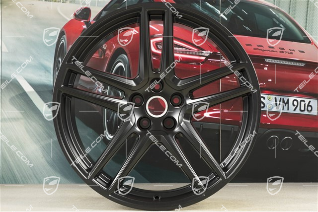 20" Felga "Macan Turbo", 10J x 20 ET19, CMS, czarny półmat