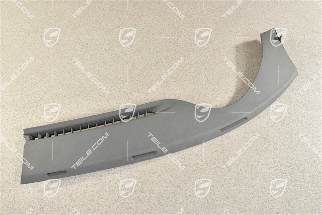 Defroster trim, Granite grey, L