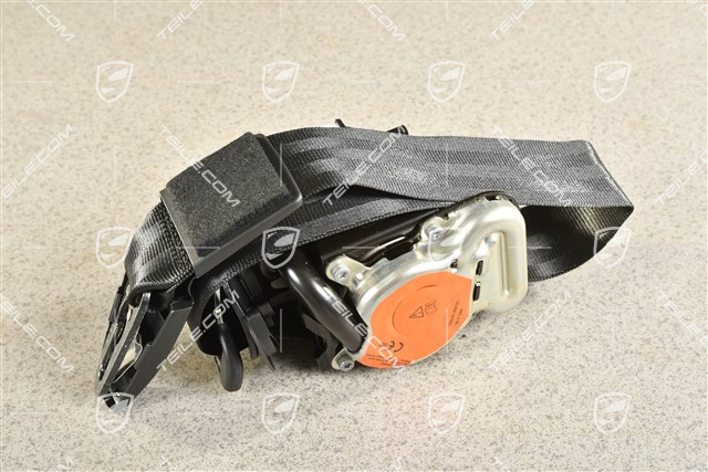 Seat belt, front, black, L