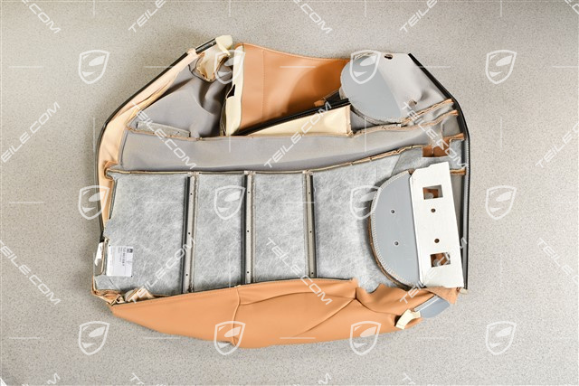 Lehnenbezug, Glattleder, Rücksitz / Rückenlehne, Sandbeige, R