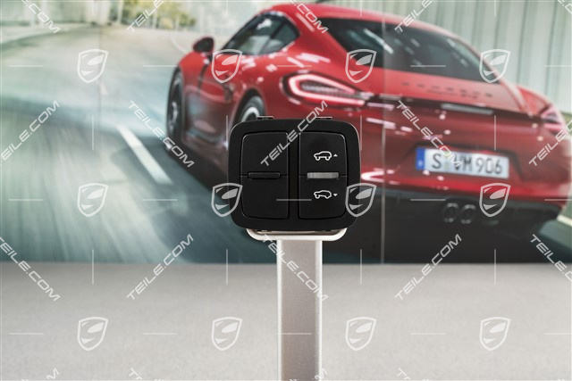 Suspension levelling switch, matte black / high gloss chrome