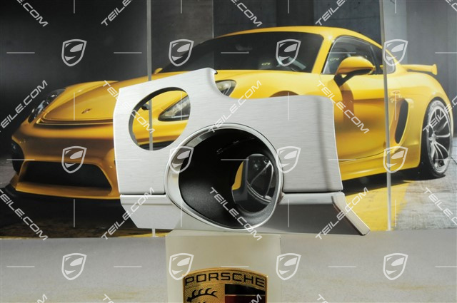 Moulding, driver's side, outer, aluminium, brusched, LL Moulding, driver's side, outer, aluminium, brusched, LL
