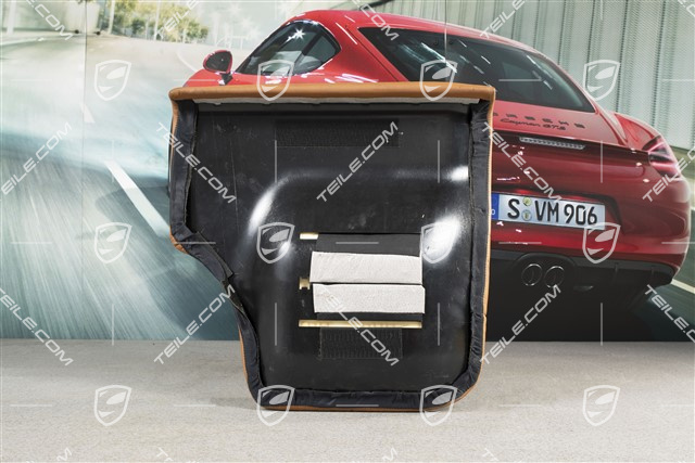 Notsitzkissen, Coupe/Targa, Raffleder, Braun/Natur, R