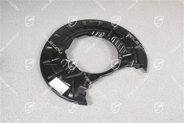 Rear axle disc brake protective plate, PCCB, R