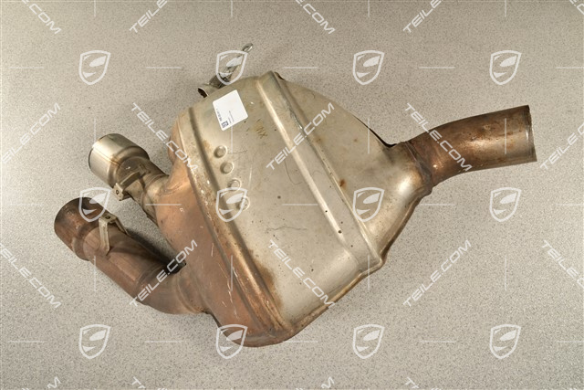 3,6L, Rear muffler without tail pipe, L