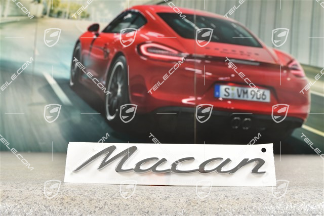 Badge / Emblem "Macan", Chromed