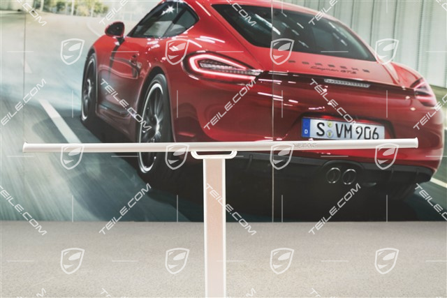 Dashboard trim, Arctic silver, Passenger side
