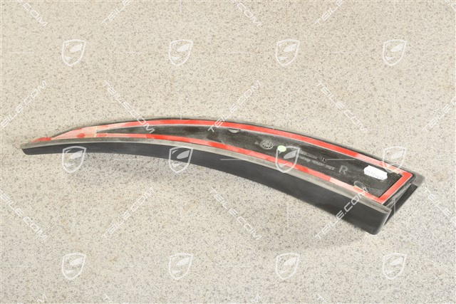 Wide wheel arch cover, rear bumper, R