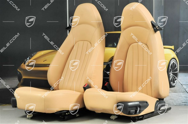 4200, Sitze, el. einstellbar, Leder, Memory, Beige, Cabrio, Satz (L+R)